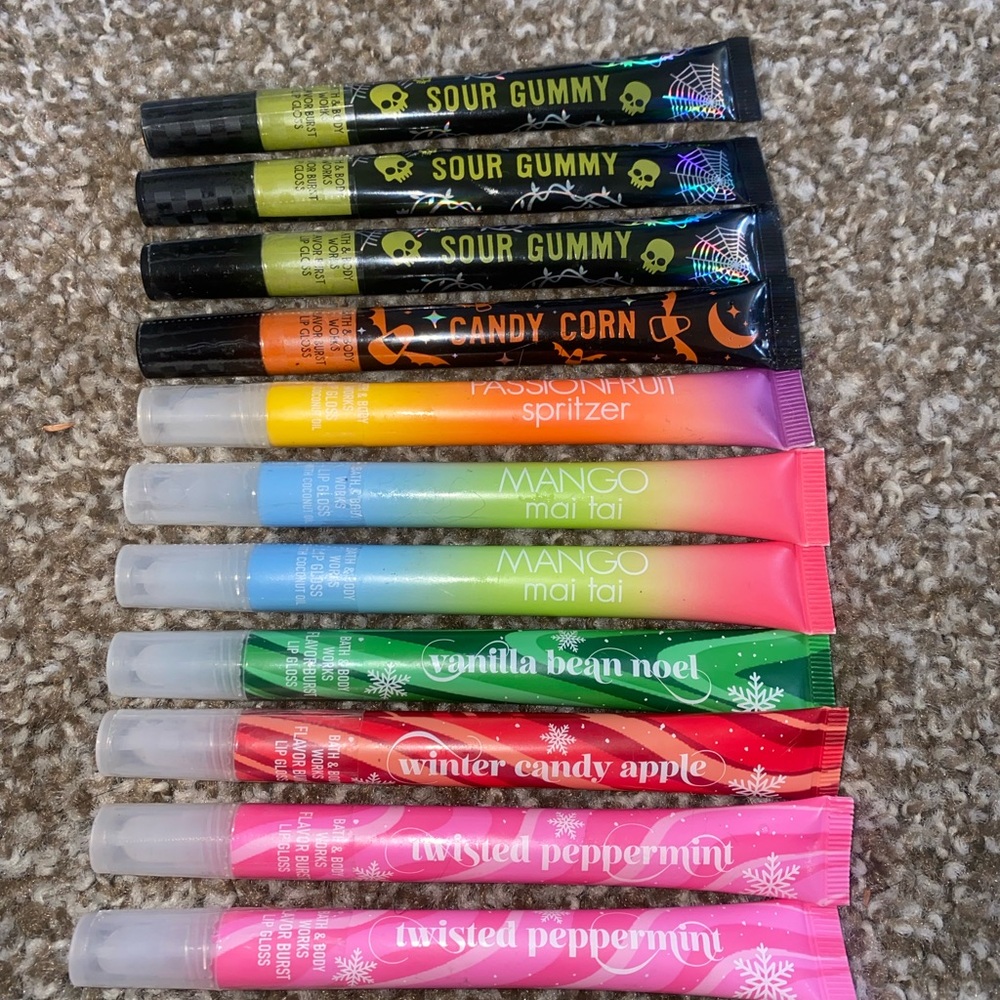 x12 Bath and Body Works Lip Gloss Bundle